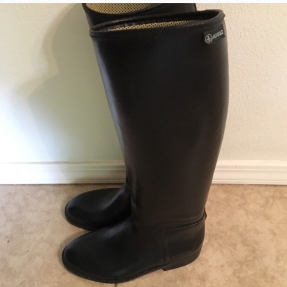 Aigle rubber riding boots, Size 38